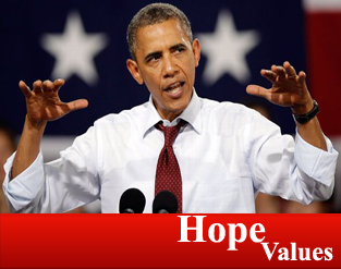 President Barack Obama - Hope & Values