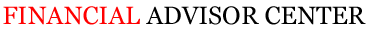 Financial Advisor Center