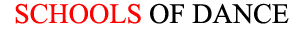 Schools Of Dance