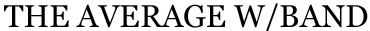The Average White Band